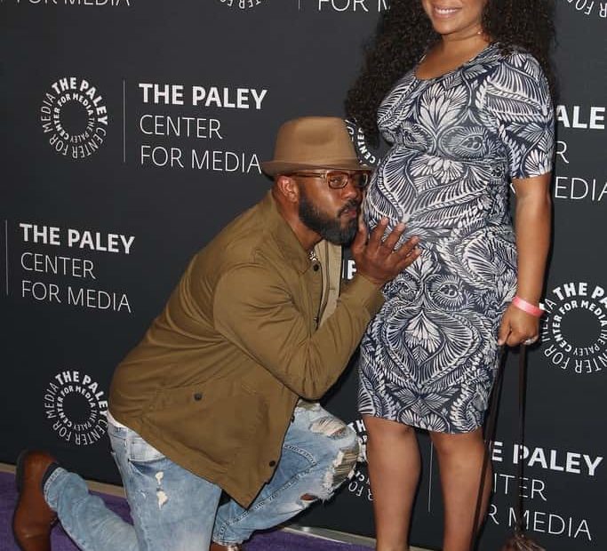 Image of Rockmond Dunbar with his wife, Maya Gilbert