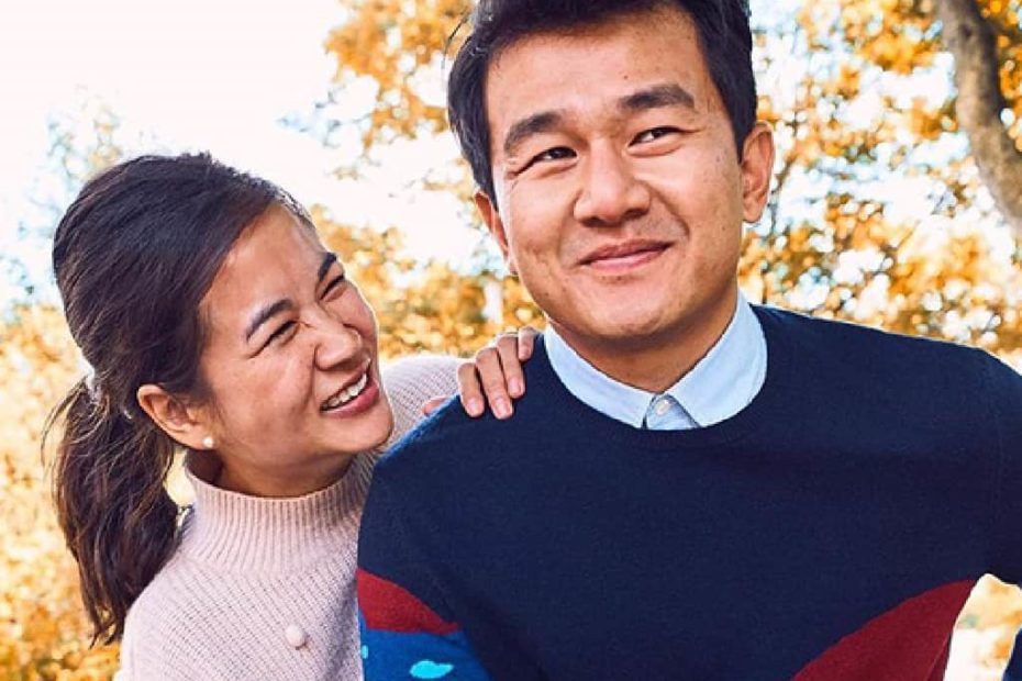 Image of Ronny Chieng with his wife, Hannah Pham