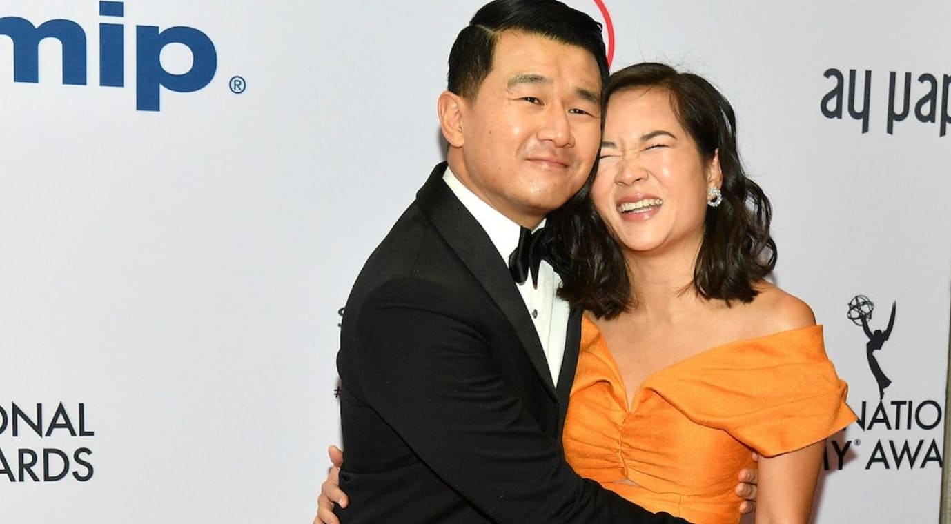 Image of Ronny Chieng with his wife, Hannah Pham