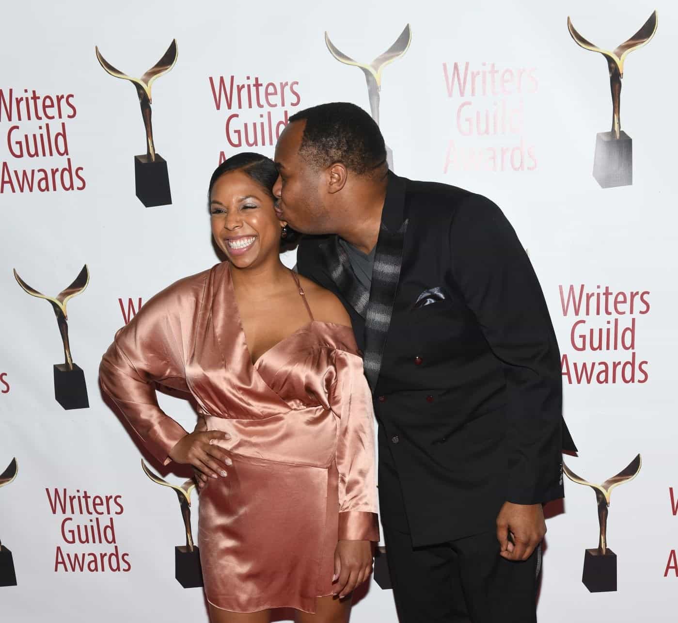 Image of Roy Wood Jr. with his partner, Salone Monet