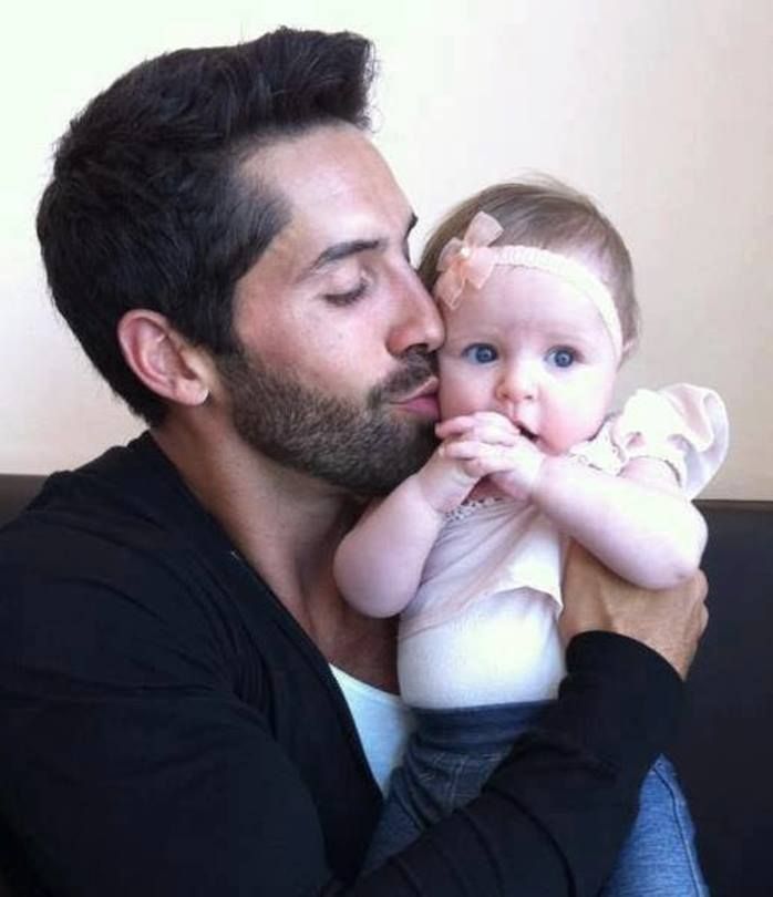 Image of Scott Adkins with his daughter, Carmel Adkins