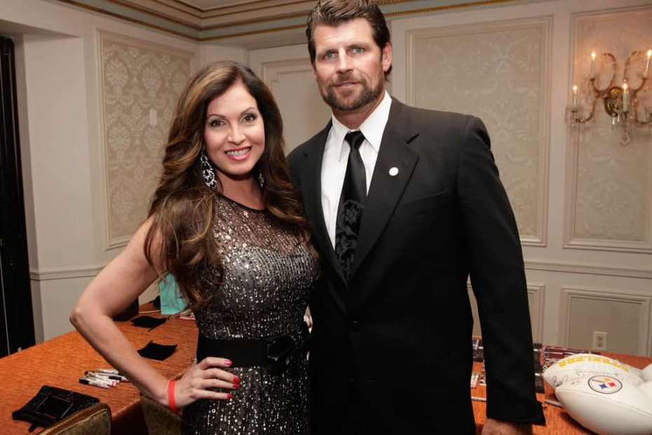 Image of Scott Erickson with his wife, Lisa Guerrero