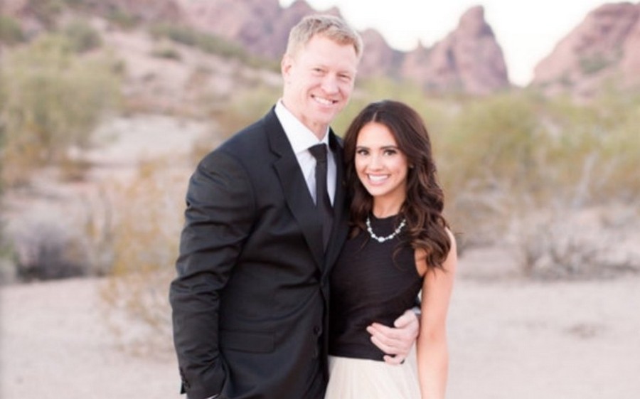 Image of Scott Frost with his wife, Ashley Neidhardt Frost