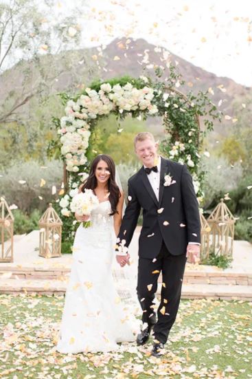 Image of Scott Frost with his wife, Ashley Neidhardt Frost