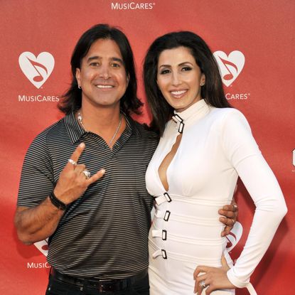 Image of Scott Stapp with his wife, Jaclyn Stapp