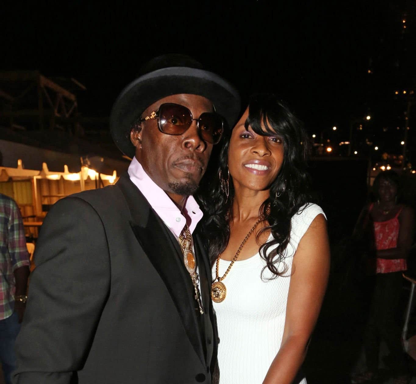 Image of Shabba Ranks with his wife, Michelle Gordon