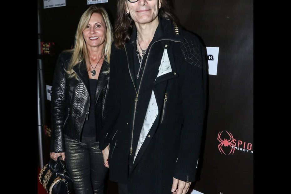Image of Steve Vai with his wife, Pia Maiocco