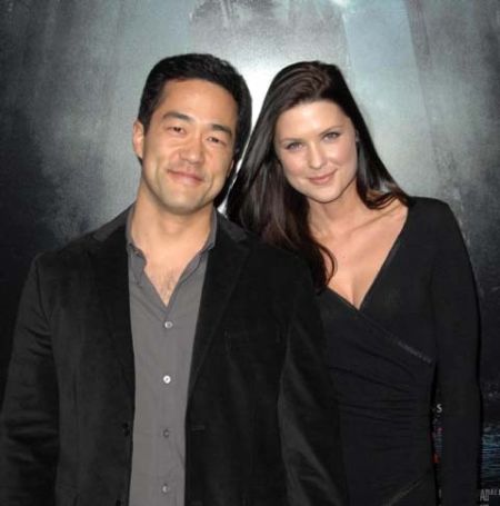 Image of Tim Kang with his wife, Gina Marie May