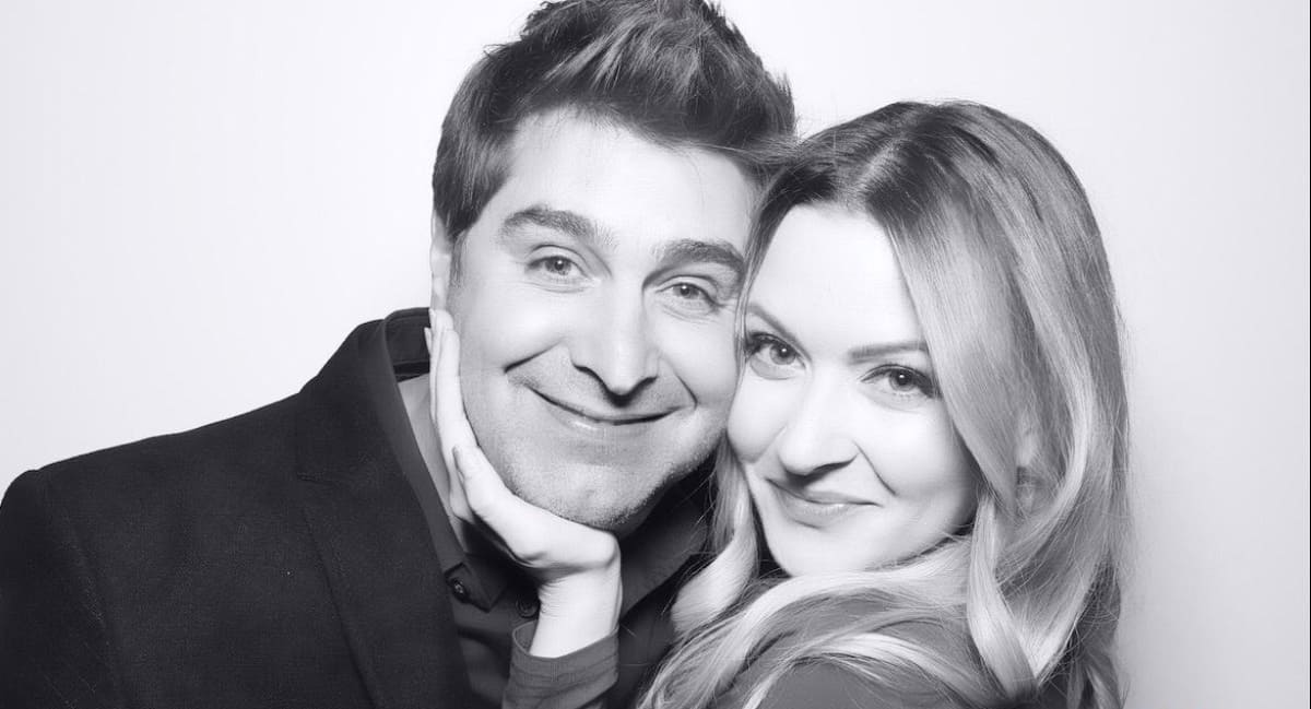 Image of Tory Belleci with his wife, Erin Belleci
