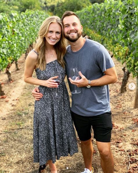 Image of Trey Kennedy with his wife, Katie Byrum