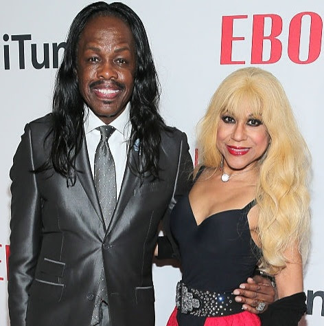 Image of Verdine White with his wife, Shelly Clark