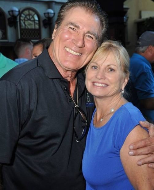 Image of Vince Papale with his wife, Janet Cantwell