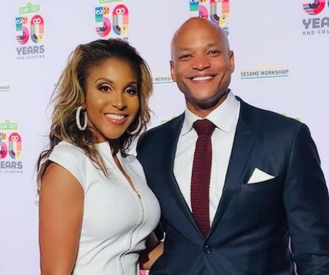 Image of Wes Moore with his wife, Dawn Moore