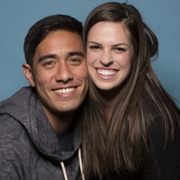 Image of Zach King with his wife, Rachel Holm
