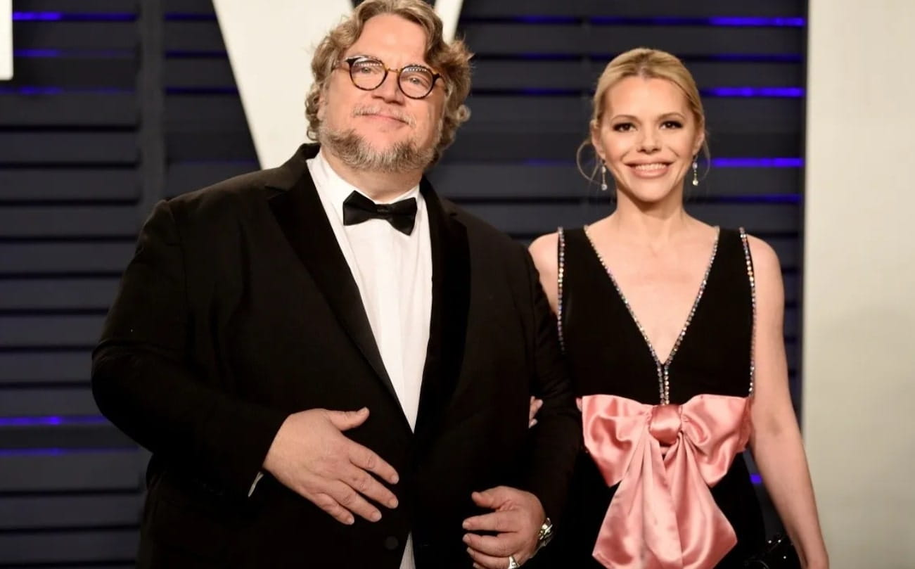 Image of Guillermo del Toro with his current wife, Kim Morgan 