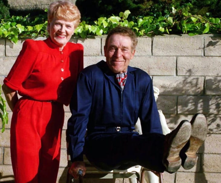 Image of Jack LaLanne with his wife, Elaine Doyle LaLanne
