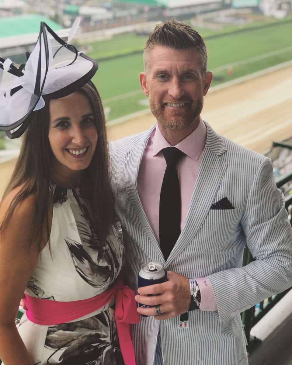 Image of Marty Smith with his wife, Lainie Smith