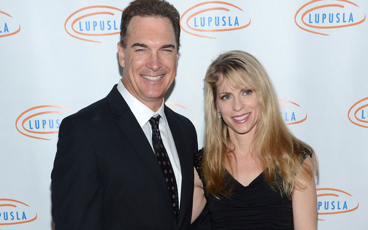 Image of Patrick Warburton with his wife, Cathy Jennings 