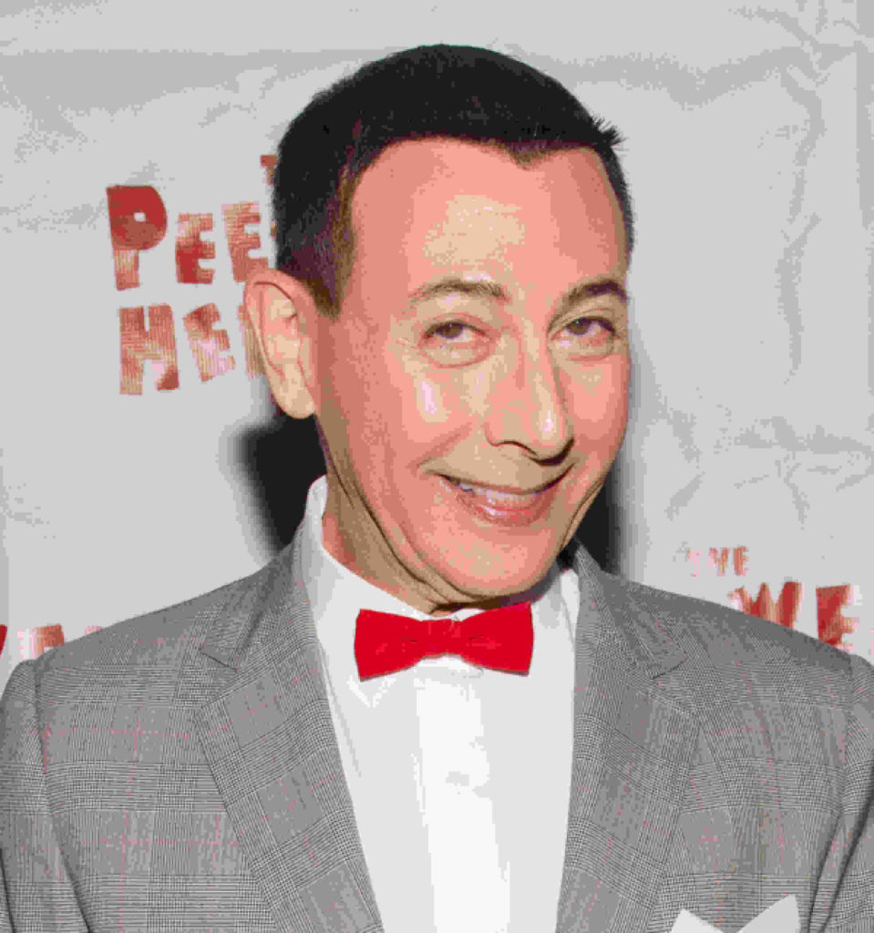 Image of Paul Reubens in white Shirt