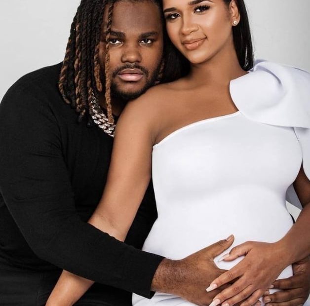 Image of Tee Grizzley with his partner, Myeisha Agnew
