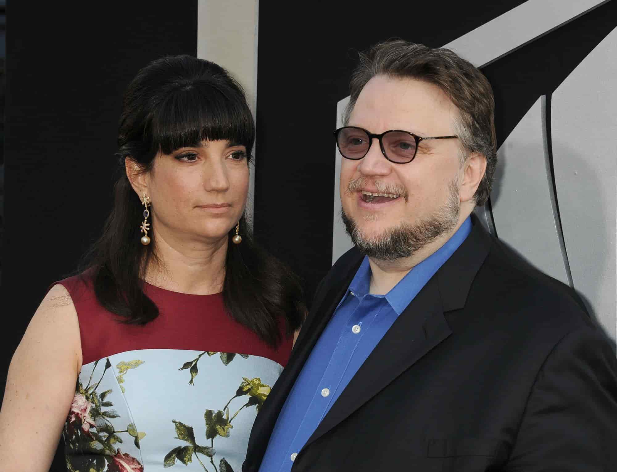 Image of Guillermo del Toro with his former partner, Lorenza Newton
